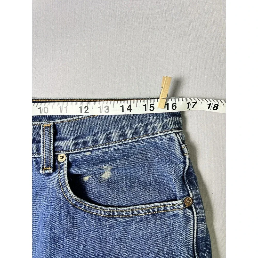Vintage 2001 Levi’s 550 Denim Blue Jean USA Made 550-4886 Men’s 33x34